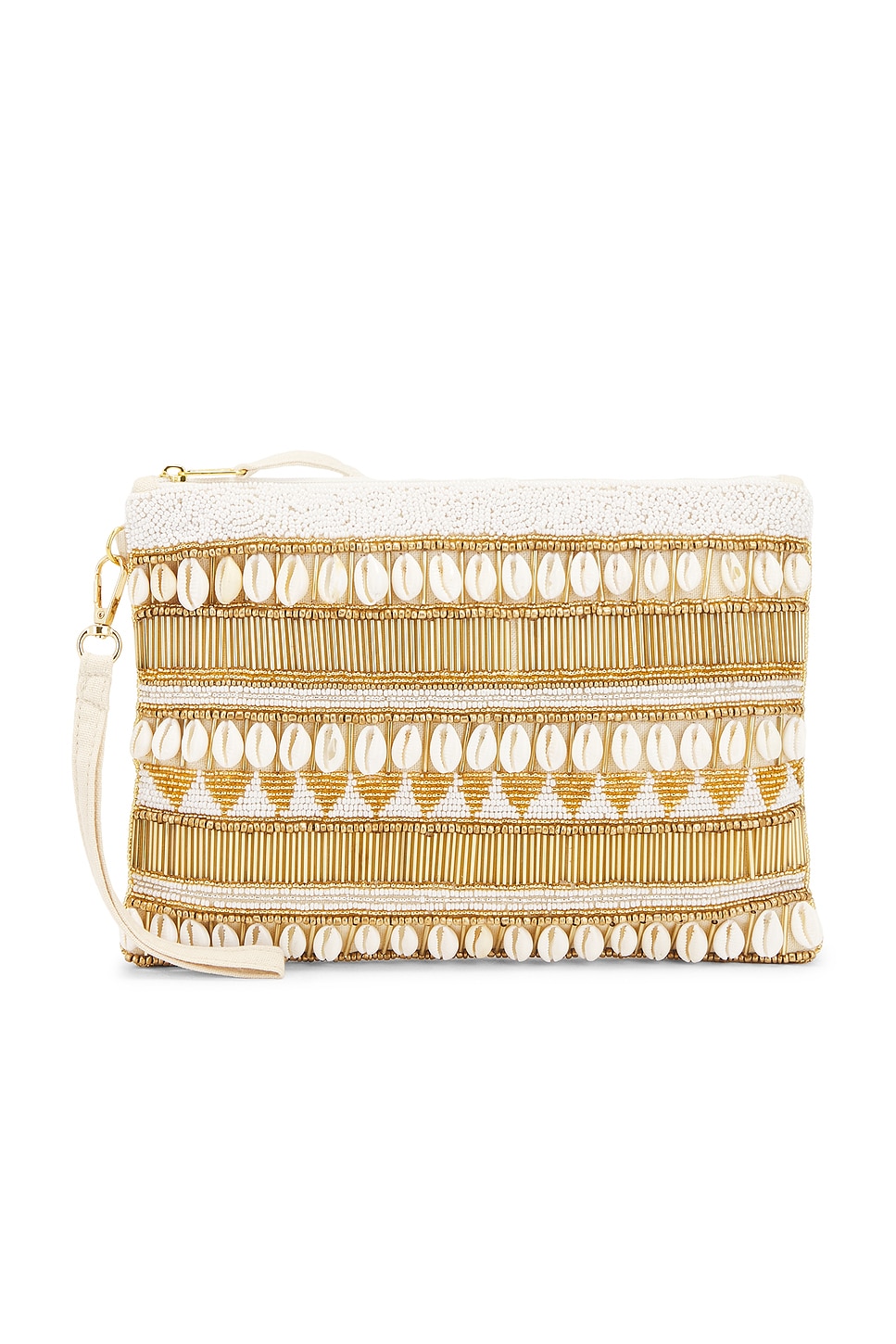 

Сумка La plage Nikki Beach, white & gold
