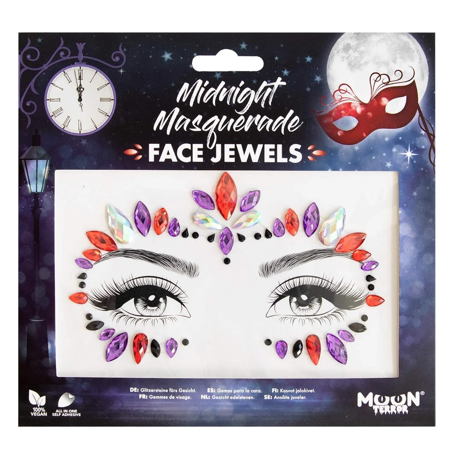 Набор украшений для лица и тела «Face Jewels» для фестивалей Moon Terror — фото 4