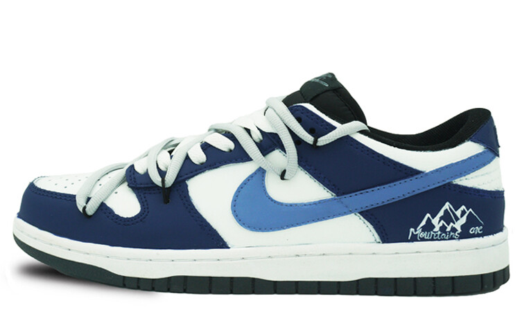 

Кроссовки Nike Dunk Skateboard Shoes Men Low-Top Blue White, Синий, Кроссовки Nike Dunk Skateboard Shoes Men Low-Top Blue White