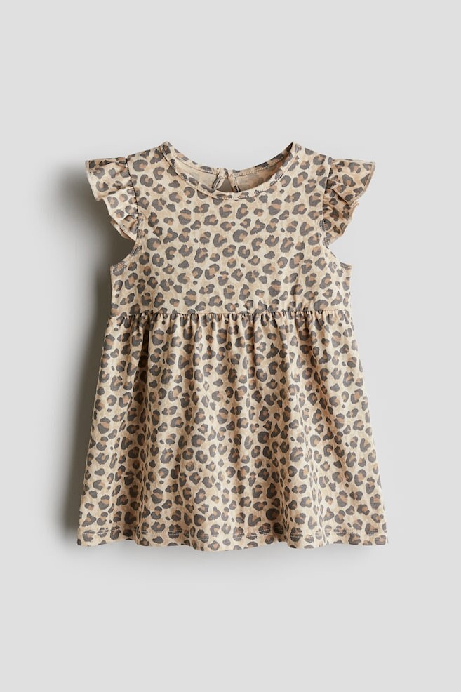

Платье из хлопка с принтом H&M, мультиколор
