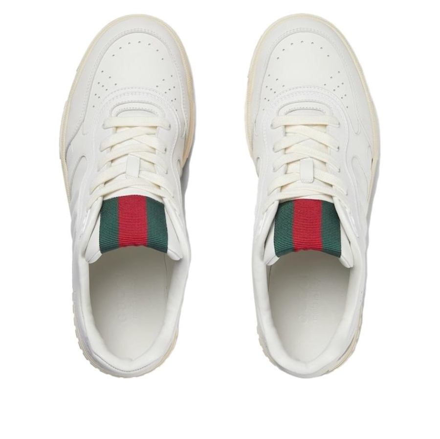 Кроссовки Gucci Re-Web 'White', белый — фото 3
