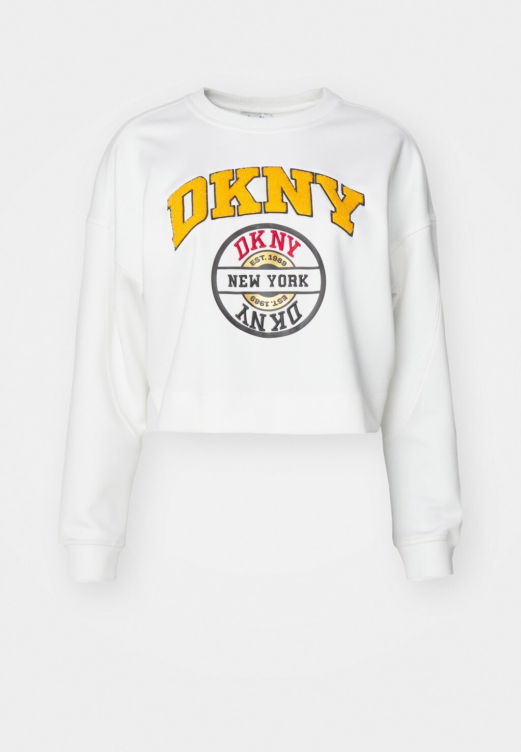 

Толстовка VARSITY LOGO PULLOVER DKNY, белый