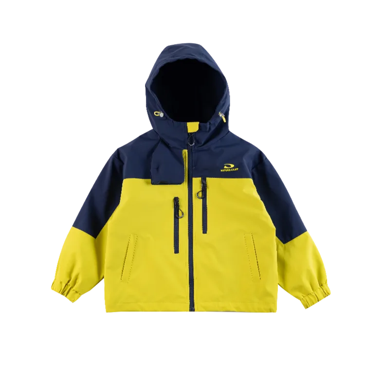Детская верхняя одежда для улицы PROTECTCAMEL, Navy Blue Coat Black Liner