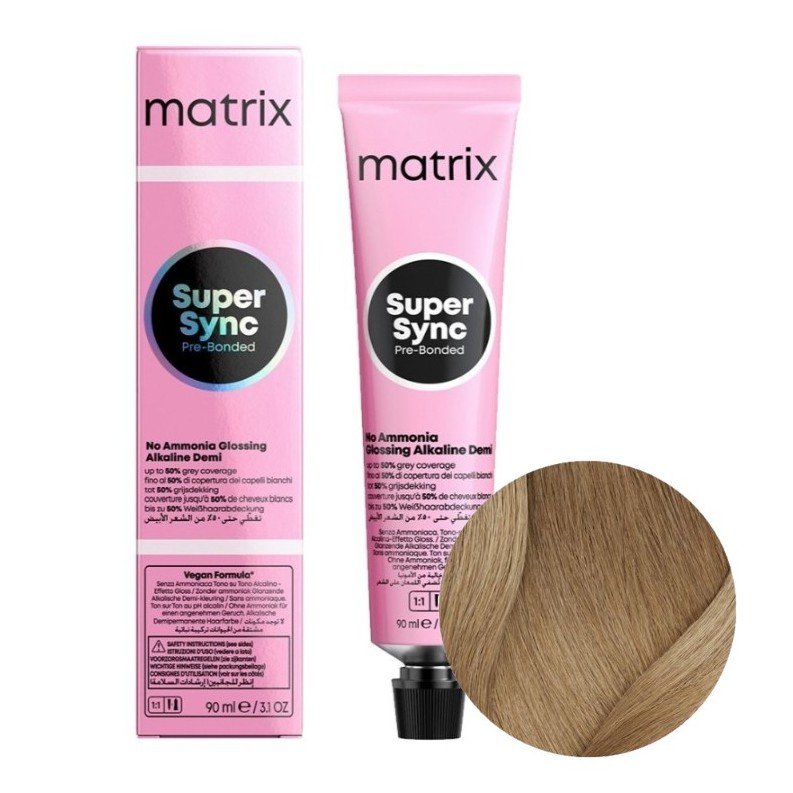 

Тонер для волос MATRIX SUPER SYNC 9NA - Очень светлый блондин Натуральный пепельный - 90 мл