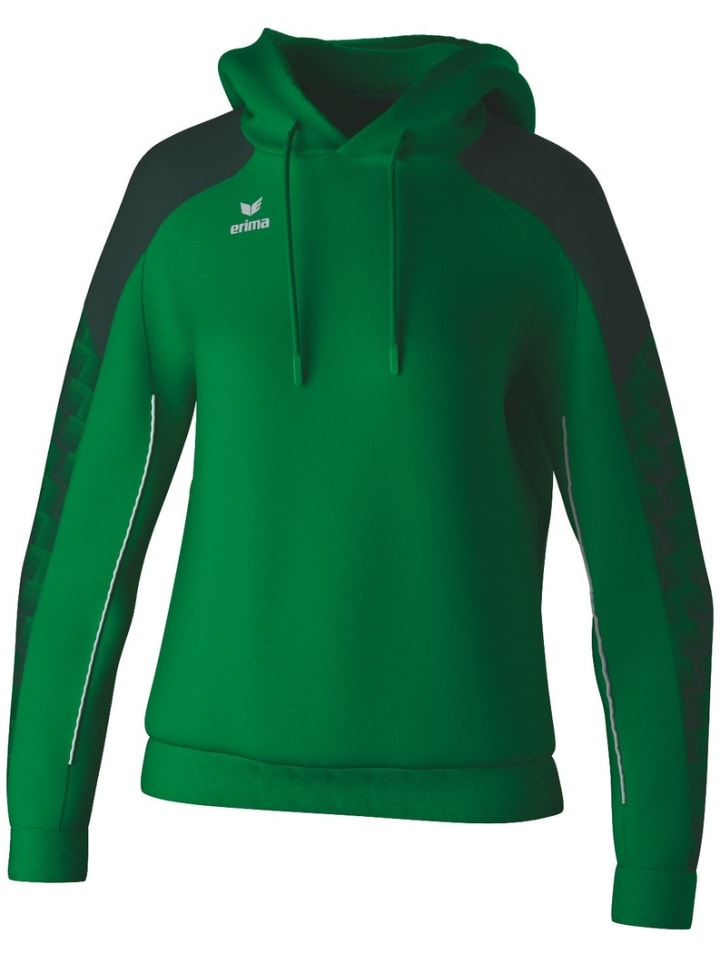 

Спортивная куртка "Evo Star Hooded Sweatshirt" зеленого цвета erima