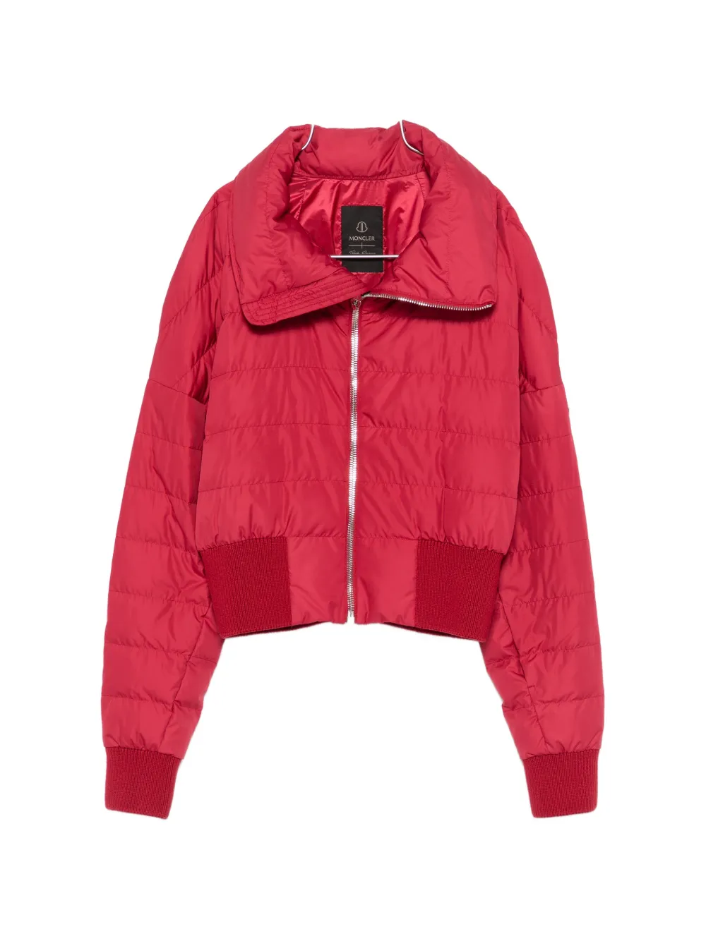 

Укороченная стеганая куртка Moncler + Rick Owens, красный