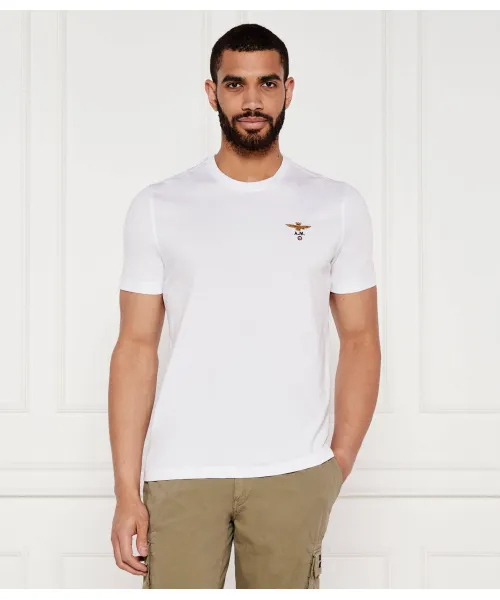 

Футболка Slim fit Aeronautica Militare, белый