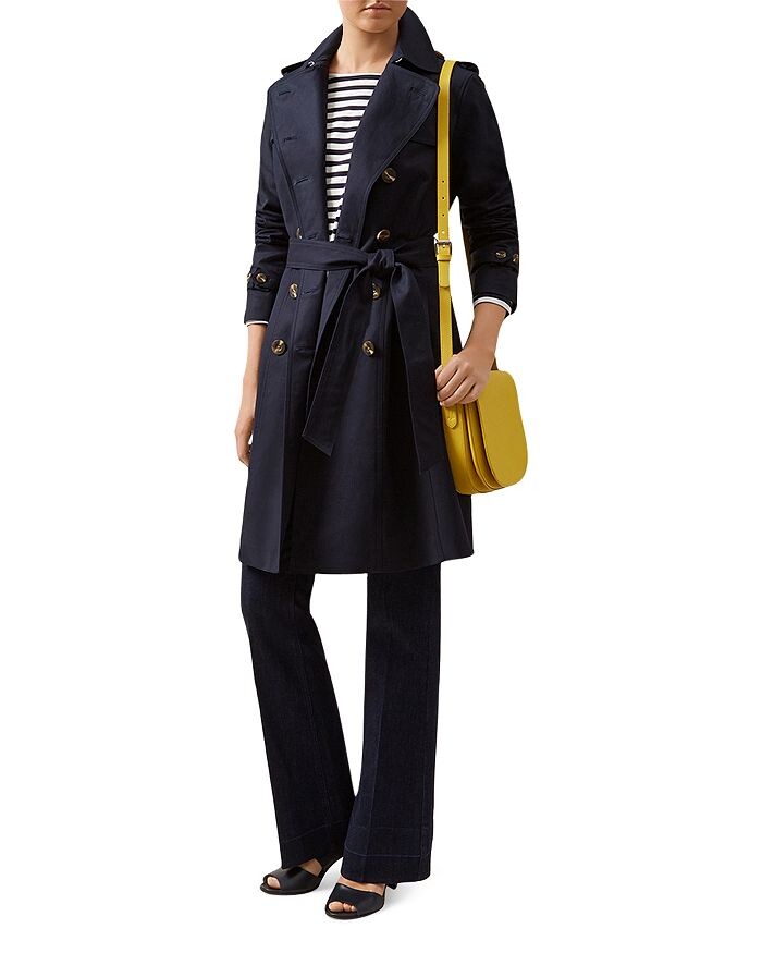 

HOBBS LONDON Тренч Saskia, синий