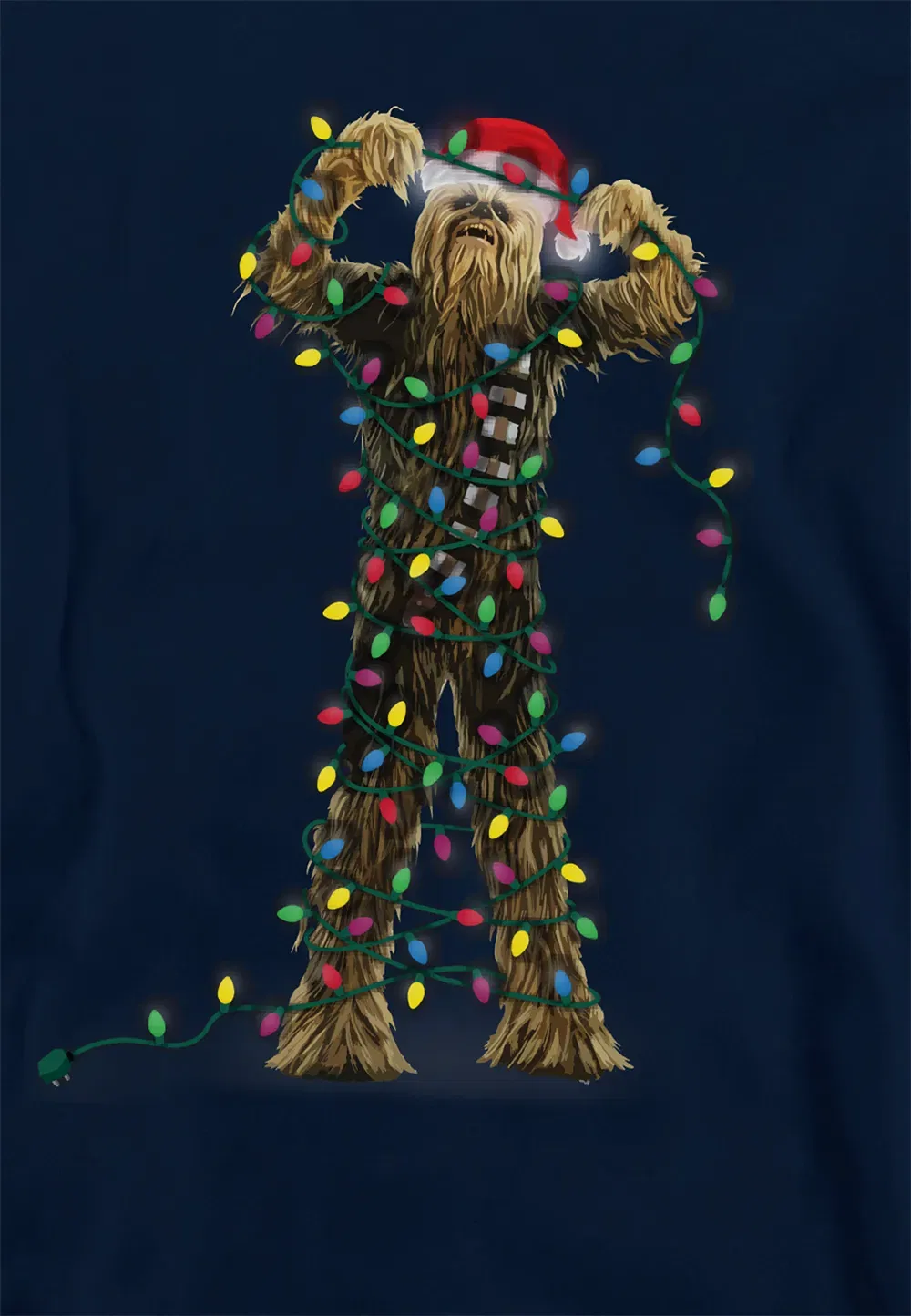 Детская худи Disney Star Wars Chewbacca, темно-синий, темно-синий — фото 2