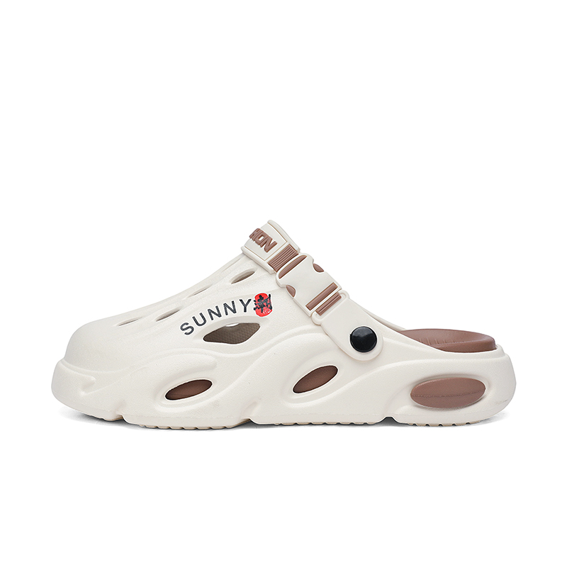 

NANJIREN Клоги мужские бежево-коричневые, цвет Beige Brown