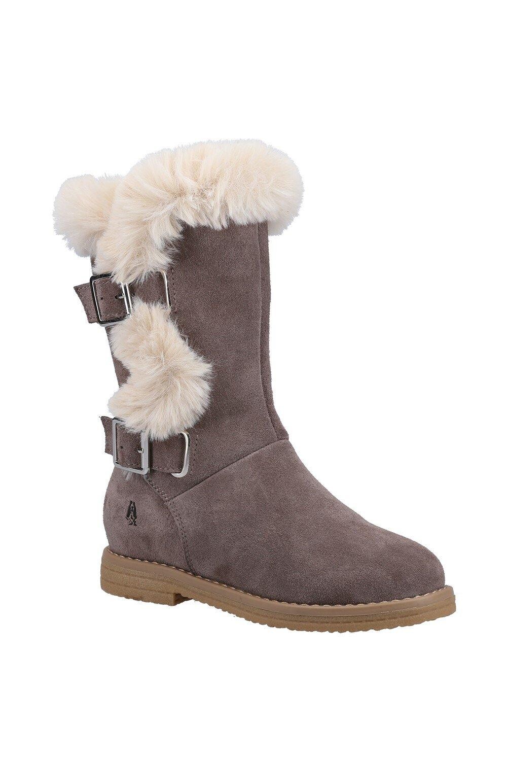 

Замшевые ботинки Mini Megan Hush Puppies, серый