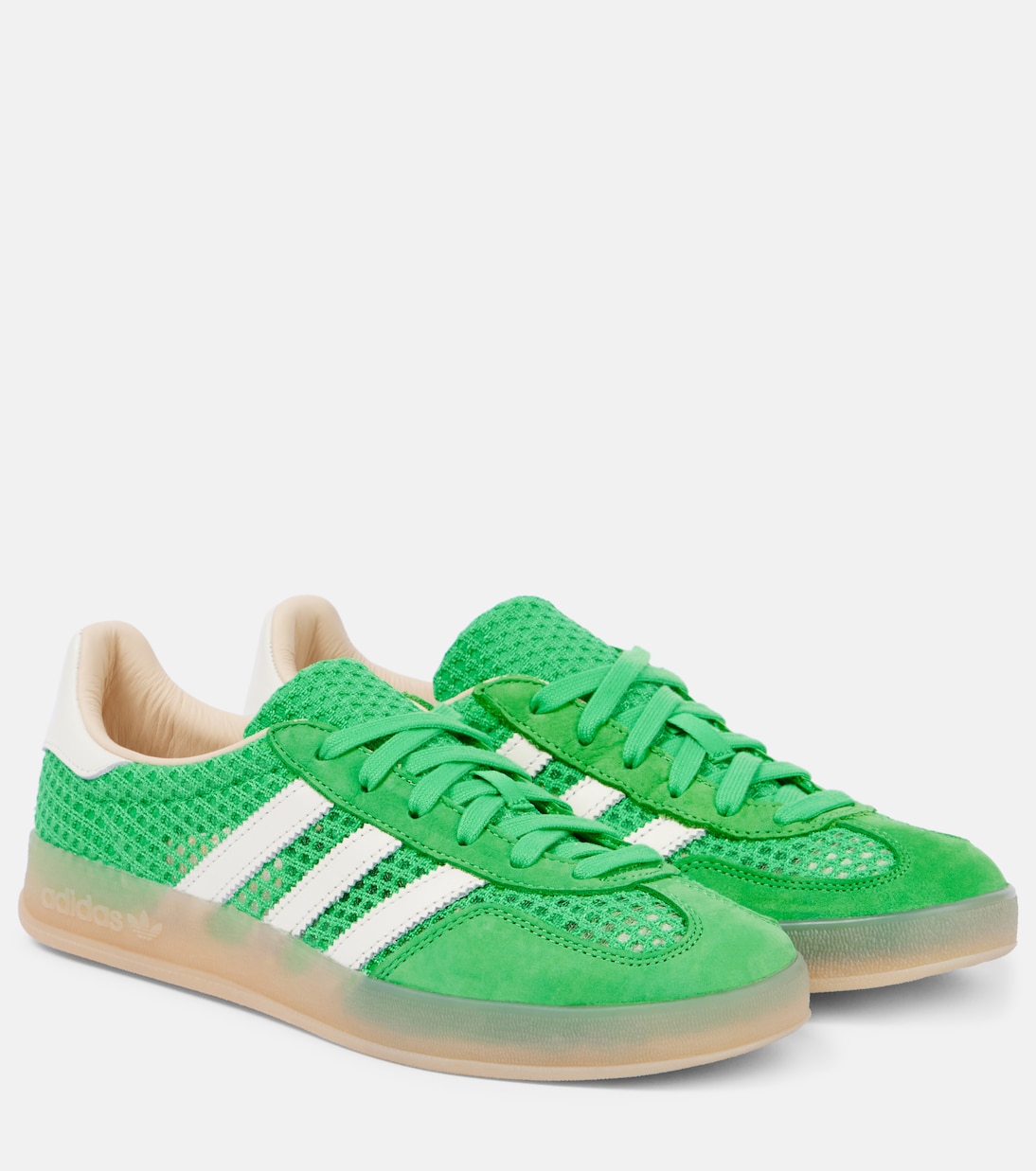 Gazelle Кроссовки с отделкой из замши Indoor Adidas, Energy Green/Off White/Magic