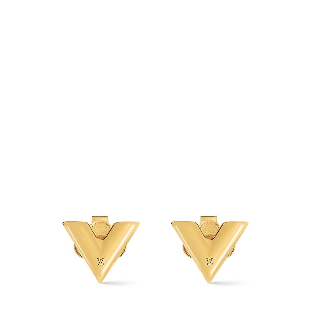 

Серьги-гвоздики Essential V Louis Vuitton, золотой