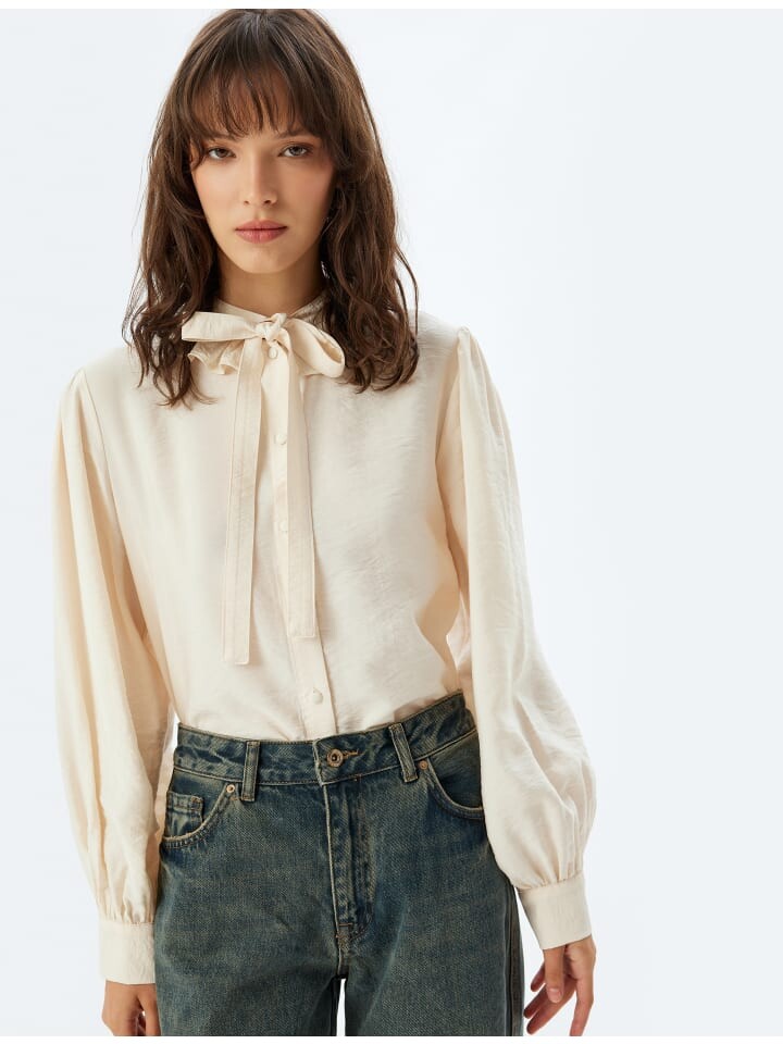 

Футболка KOTON Shirt, цвет Ekru