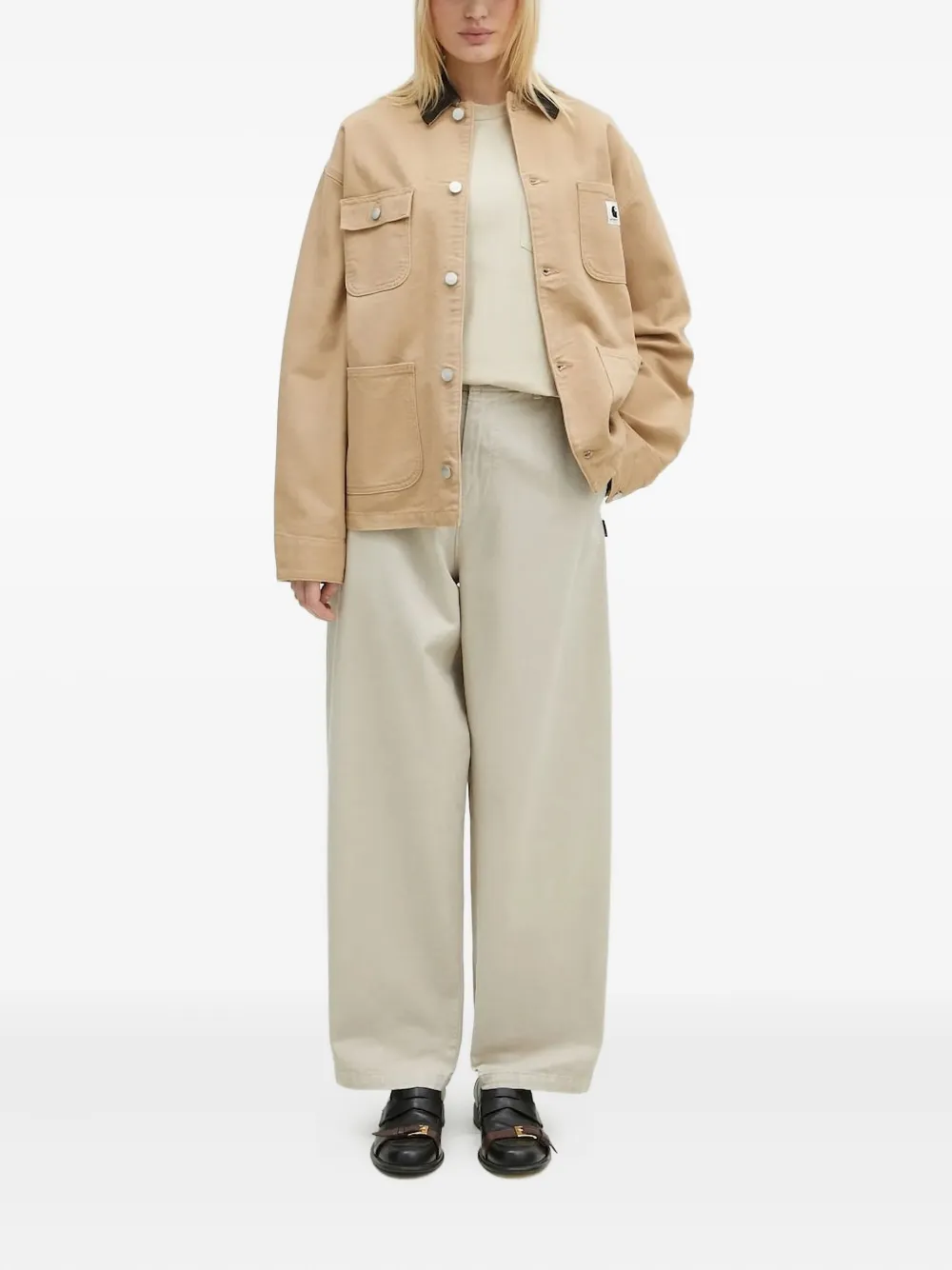 

Прямые брюки с задними карманами CARHARTT WIP, нейтральный