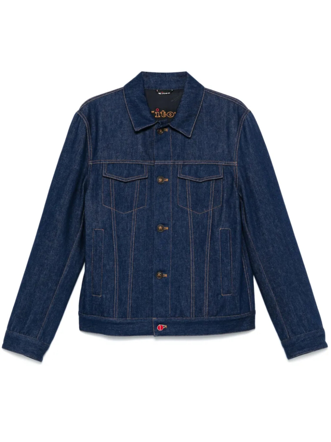 

Kiton джинсовая куртка, синий