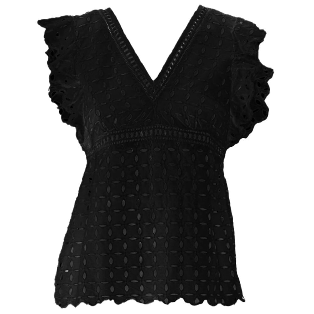 

Черные хлопковые топ и футболка Pinko