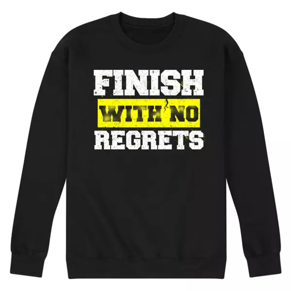 

Мужская флисовая толстовка No Regrets Licensed Character, черный