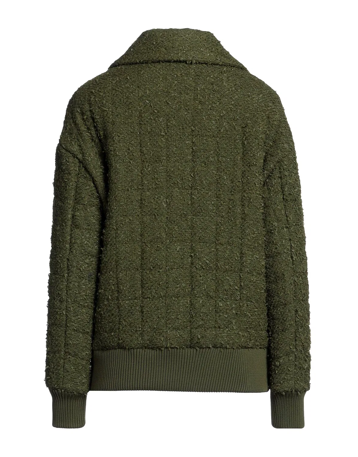 Жакет из твида BALMAIN Military green — фото 2