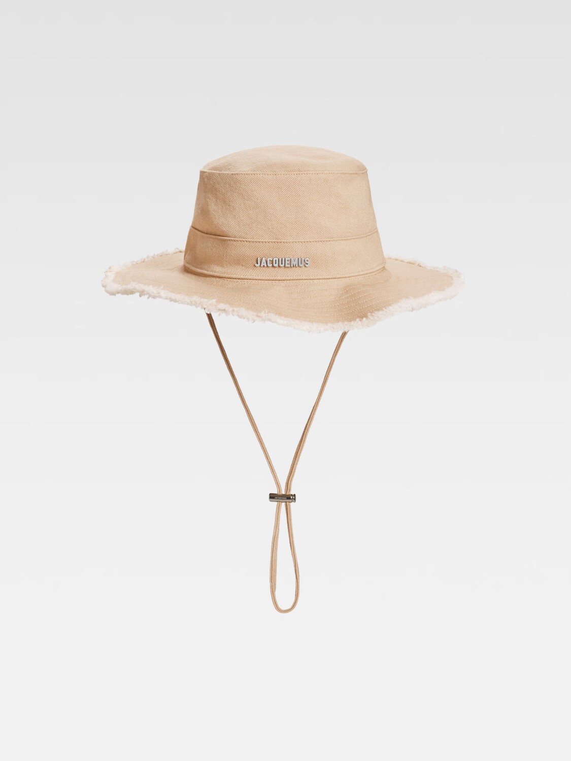 

Шляпа-ведро с большими полями JACQUEMUS The Artichaut bucket hat, бежевый