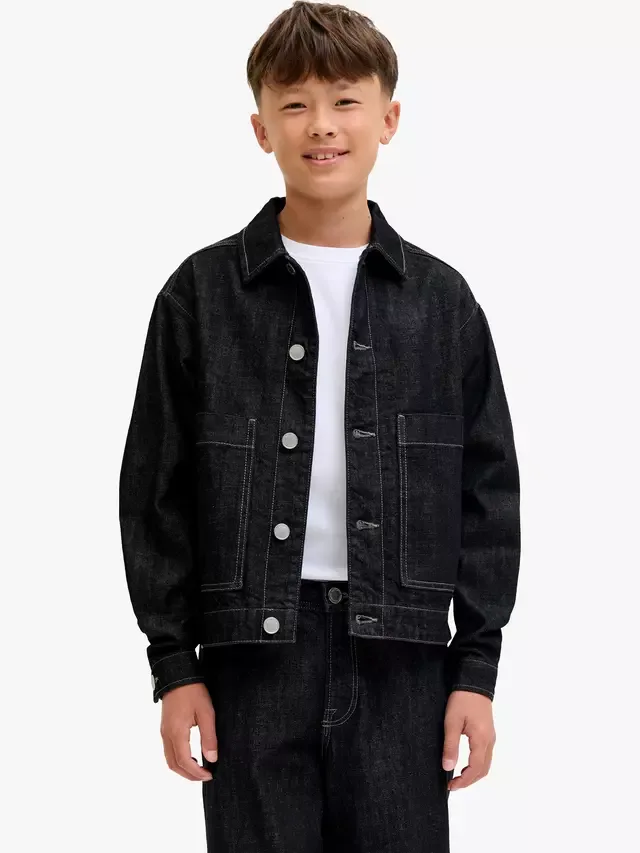 Детская джинсовая куртка JILLOYD, синяя Jack & Jones — фото 2