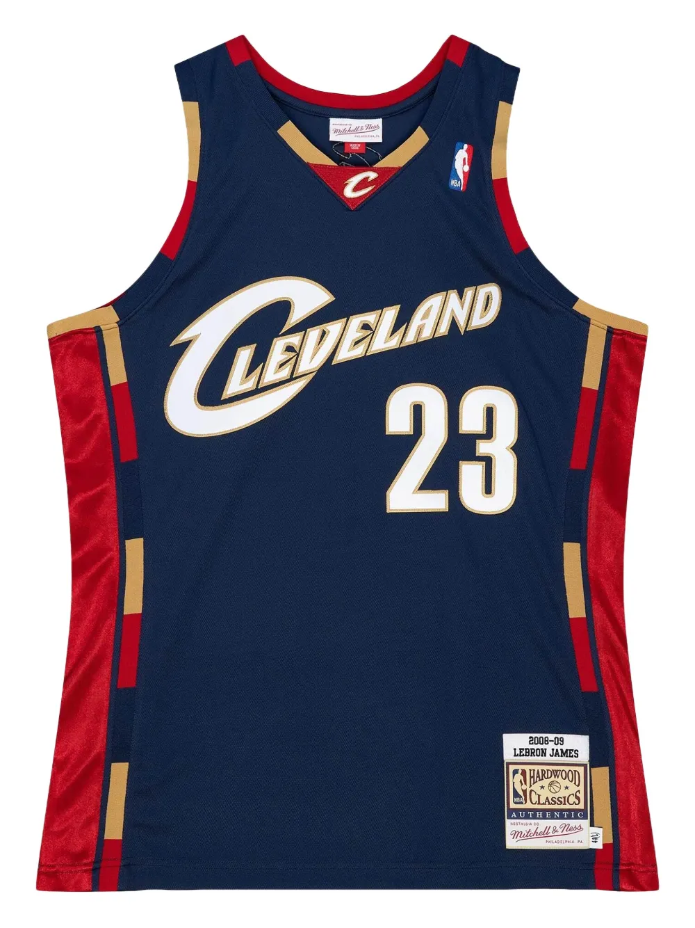 

Майка X NBA Cleveland Cavaliers 08 LeBron James подлинная Mitchell & Ness, синий
