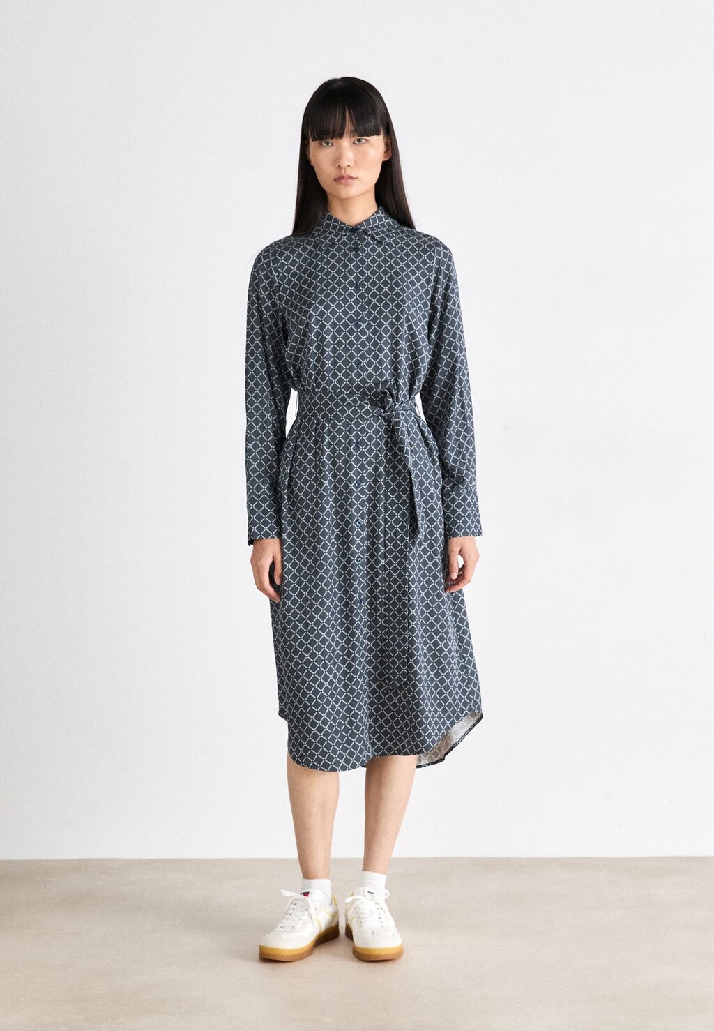 

Платье-рубашка DIAMOND MONOTYPE DRESS Tommy Hilfiger, синий