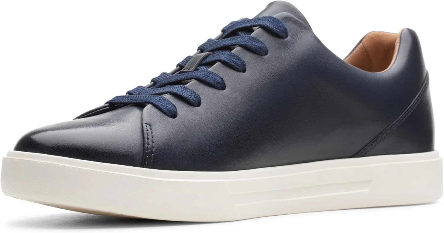 Мужские кружевные кроссовки Clarks Un Costa, 3-Navy Leather