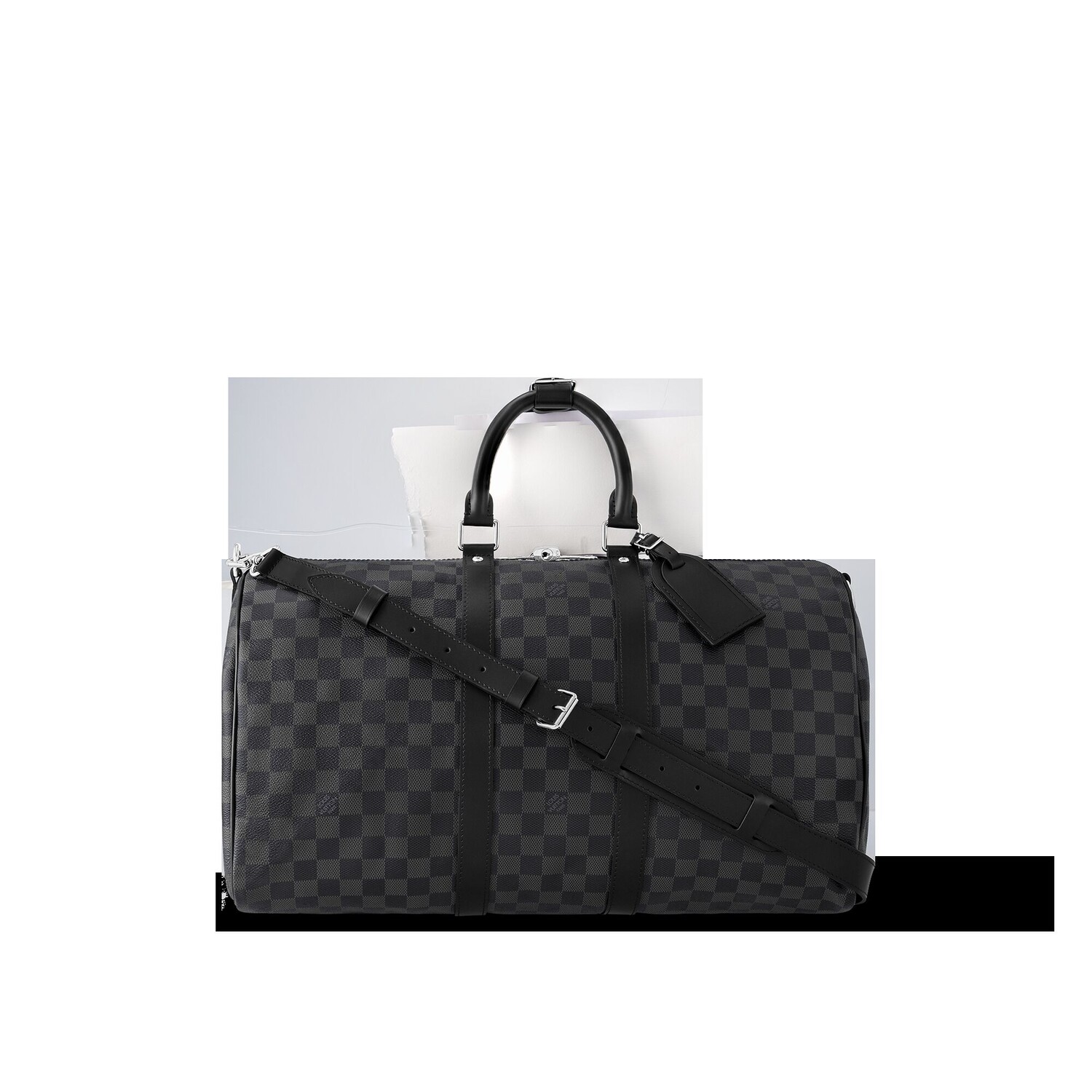 

Сумка Keepall Bandoulière 45 Louis Vuitton, серый