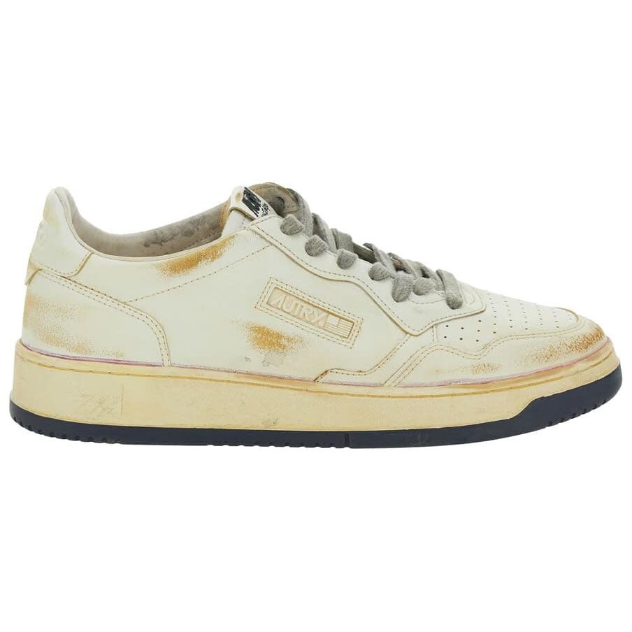 Кроссовки AUTRY Super Vintage Skateboarding Shoes Men Low-top, бежевый — фото 2