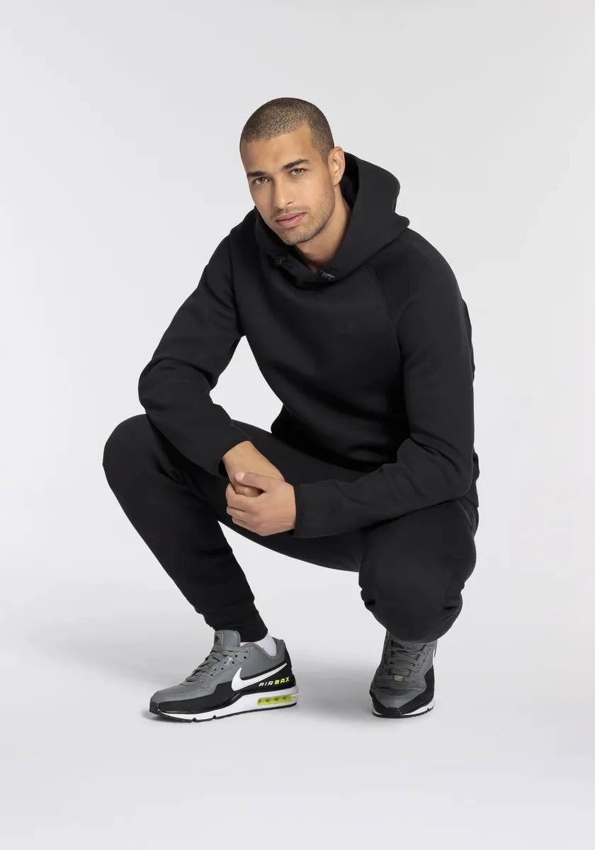 

Толстовка с капюшоном Nike Sportswear "M NK TCH FLC PO HOODIE", черный