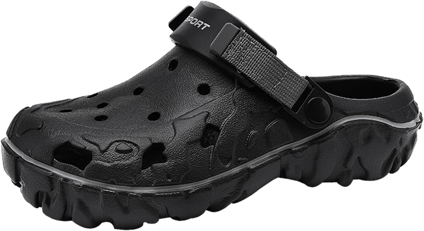 

Мужские дышащие шлепанцы MDPCX Mueller, повседневные тапочки, быстро сохнущие сандалии, летние нескользящие пляжные туфли для мужчин, черный