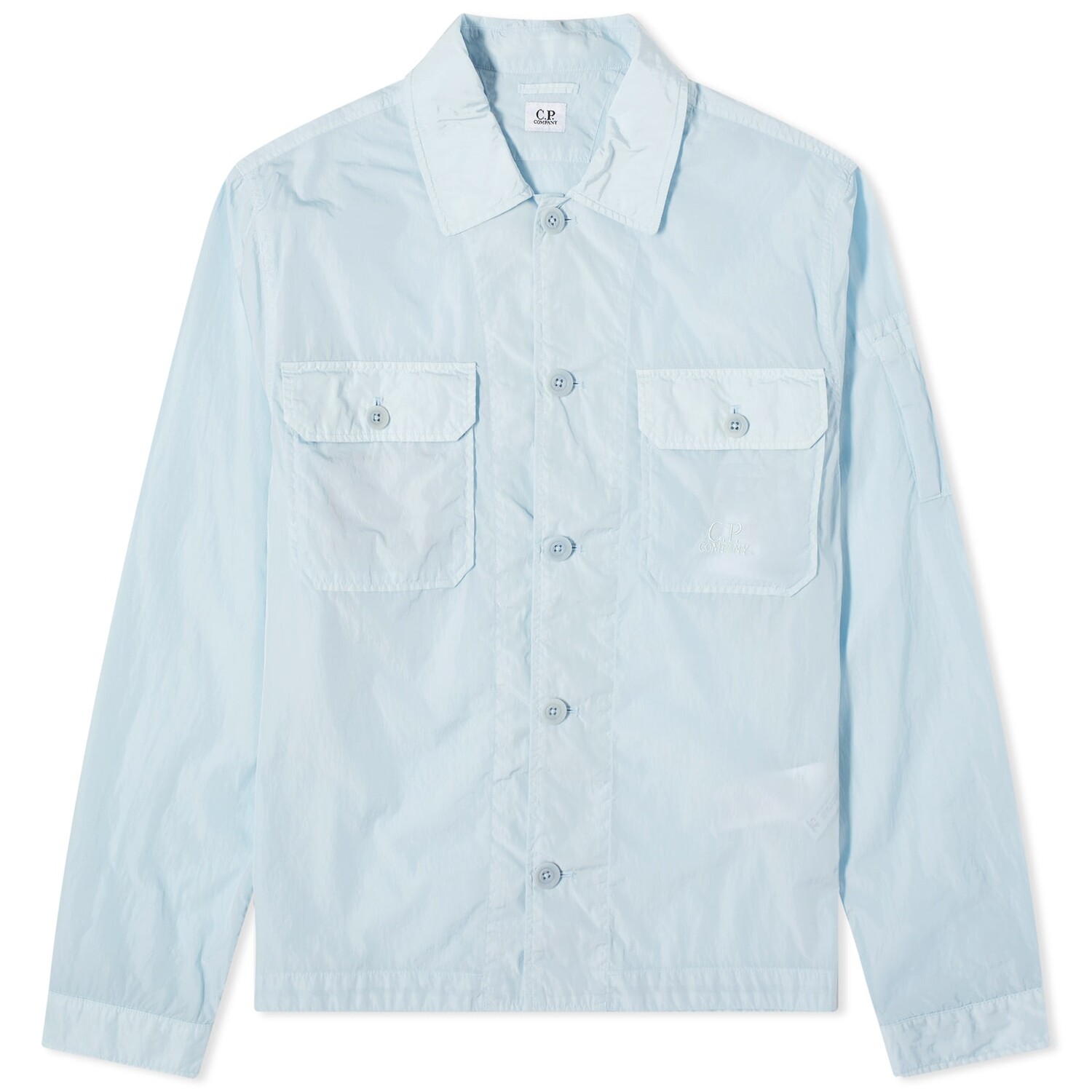 

Рубашка C.P. Company Chrome-R Pocket Overshirt, цвет Starlight Blue