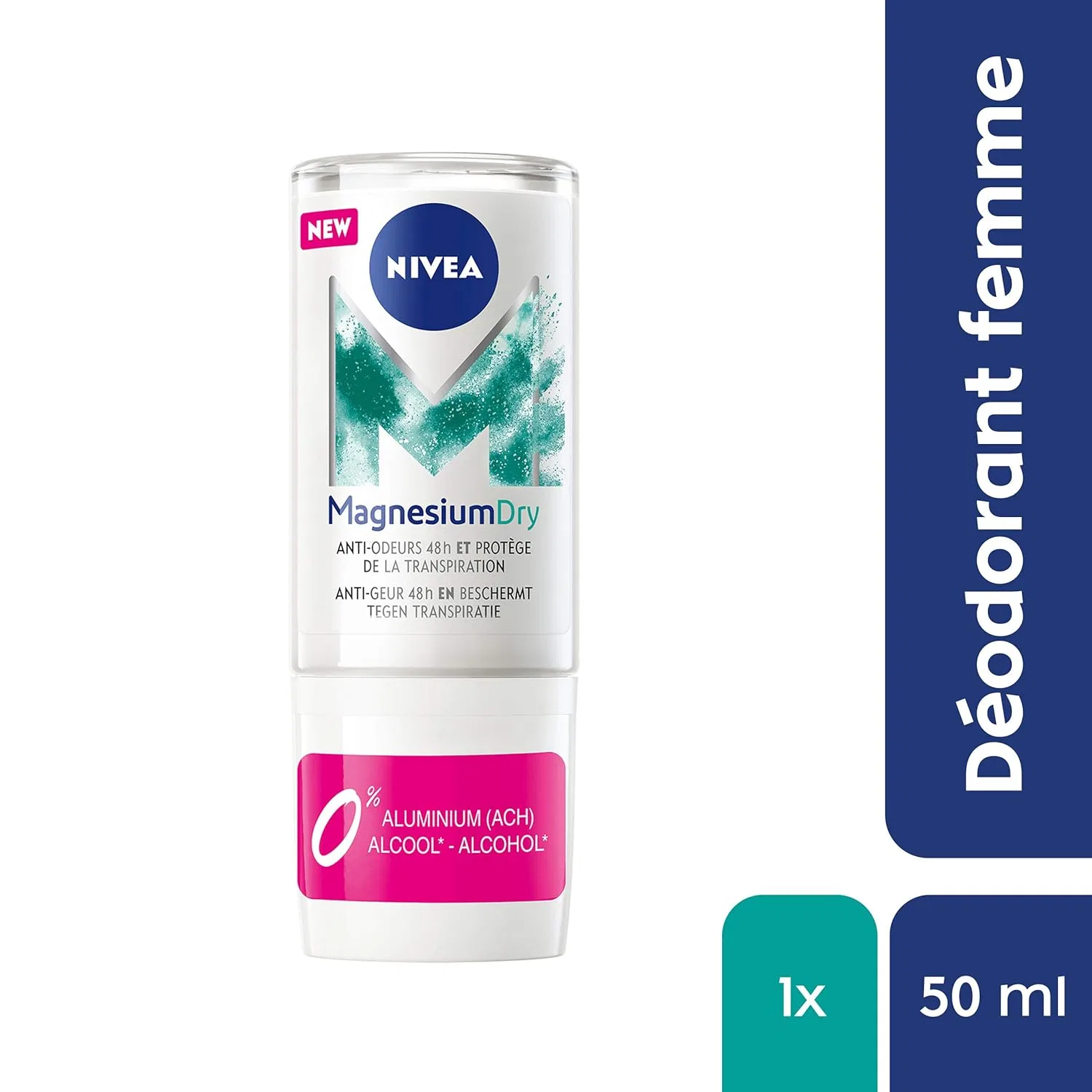 Женский роликовый дезодорант NIVEA Magnesium Dry Fresh Nivea — фото 2
