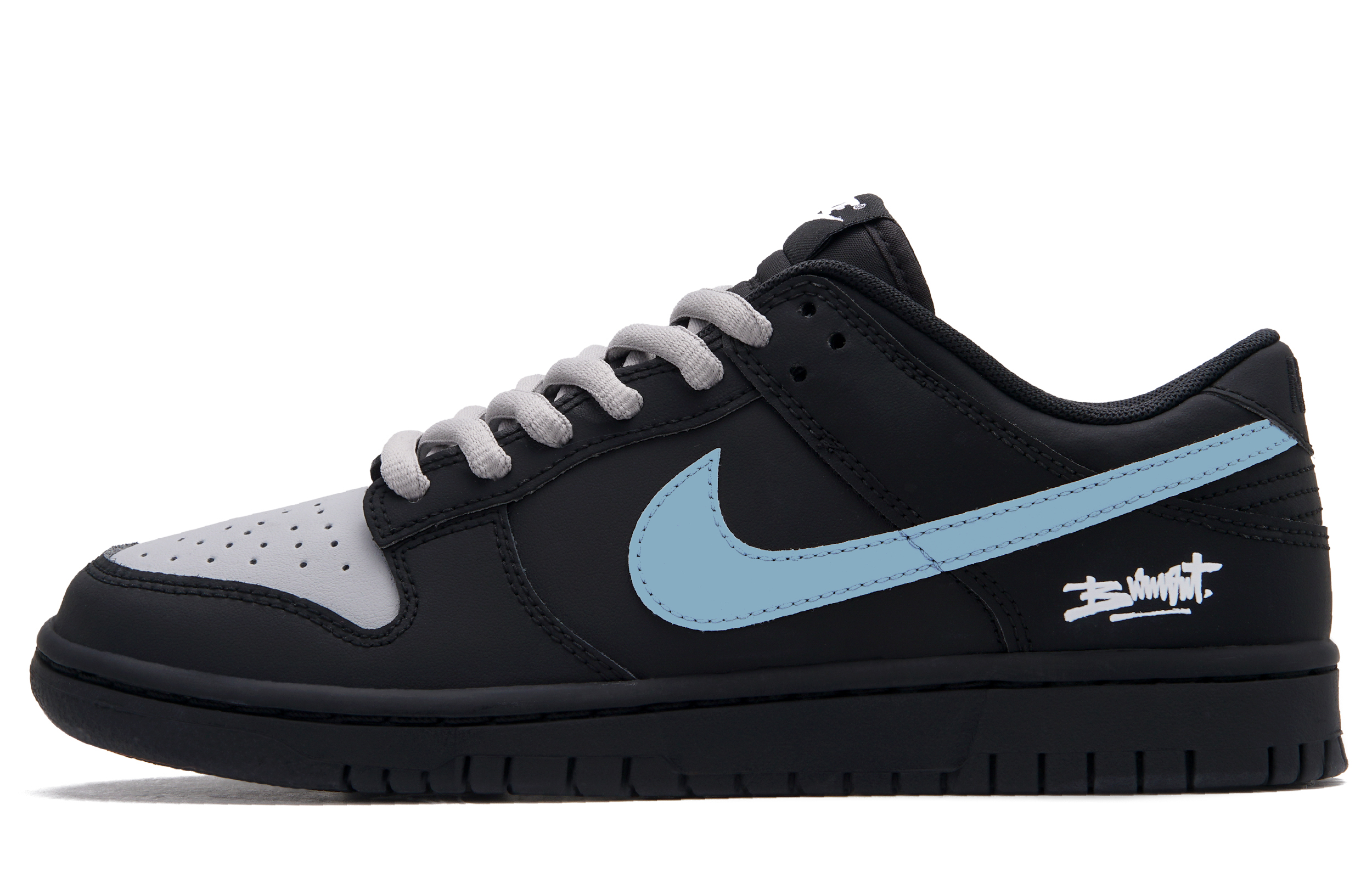 

Nike Кроссовки Dunk Lot Low top Skateboard Shoes Unisex черный серый синий