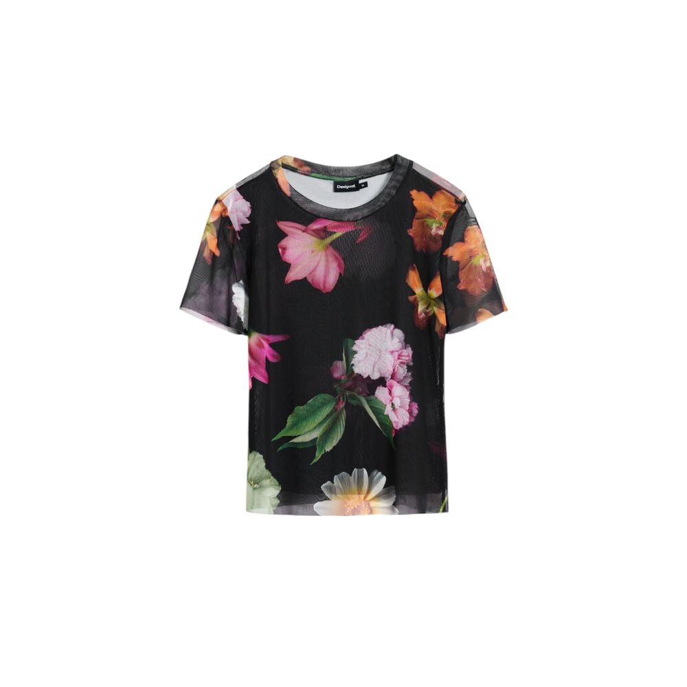 

Черные полиэстеровые топ и футболка Desigual