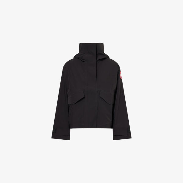 

Дождевик из таффеты с нашивкой-логотипом Tofino Canada Goose, черный