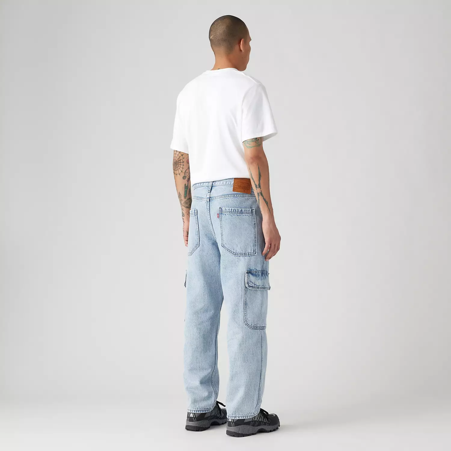Джинсы Levi's 568 Loose Straight Cargo, светло-синий — фото 3