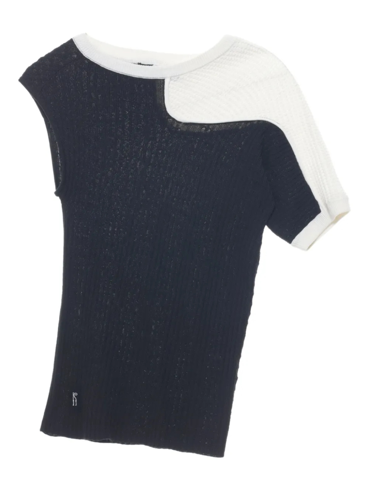 

Kiko Kostadinov топ в рубчик, черный