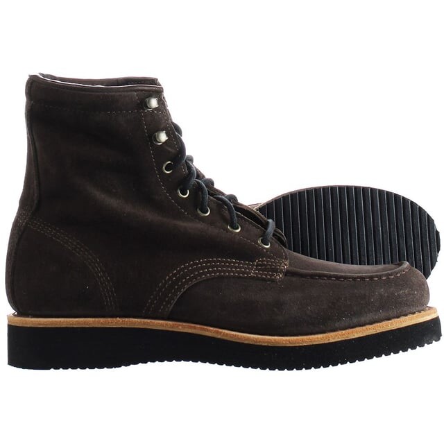 Мужские ботинки Timberland American Craf высокие из замши, коричневый — фото 4