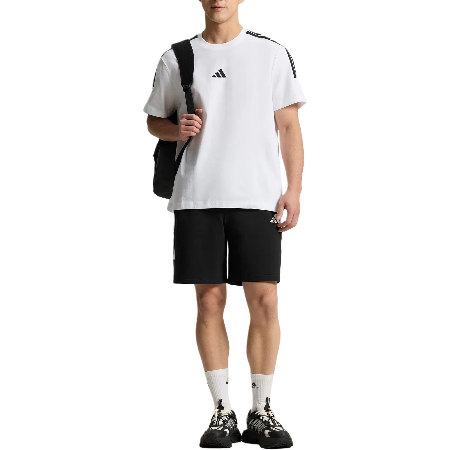 Спортивный костюм U TRACKSUIT Casual Sportswear унисекс Adidas, White/Black — фото 4