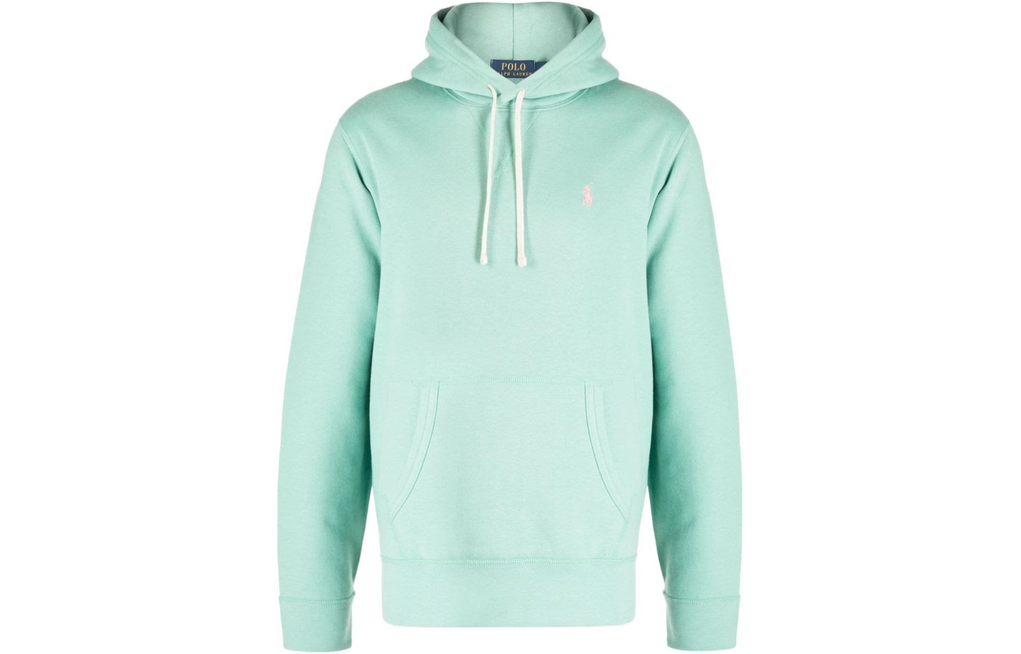 Поло пони хлопковый худи Polo Ralph Lauren, светло-зеленый — фото 3