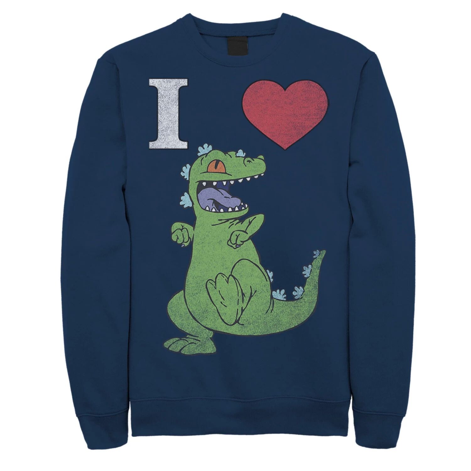 

Мужской свитшот Nickelodeon RugRats I Love Reptar Licensed Character, синий
