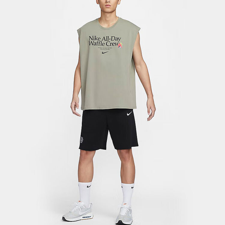 Майка мужская оливковый Nike, оливковый — фото 3