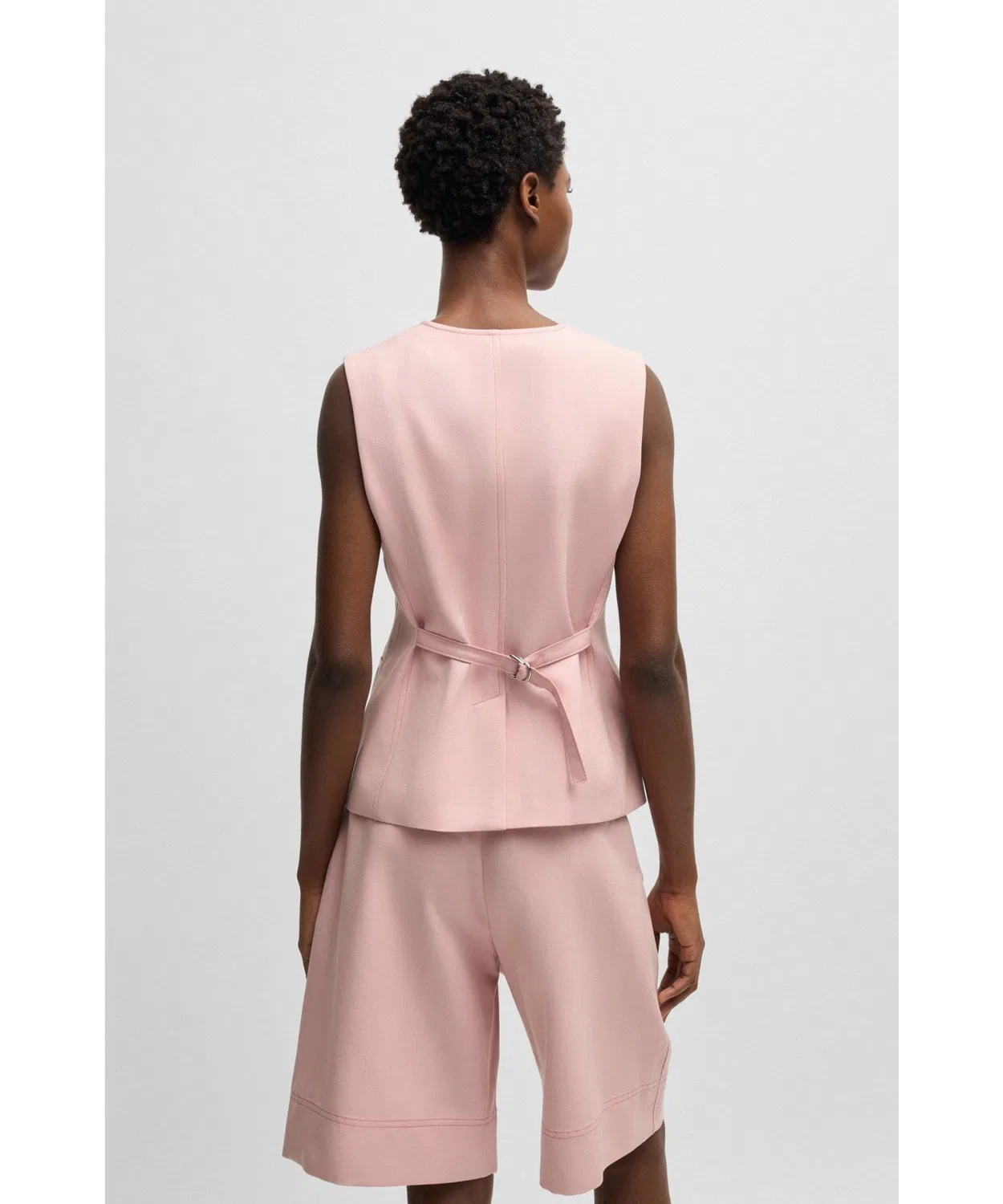 Жилет BOSS Womenswear с регулируемыми бретелями, фиолетовый — фото 4