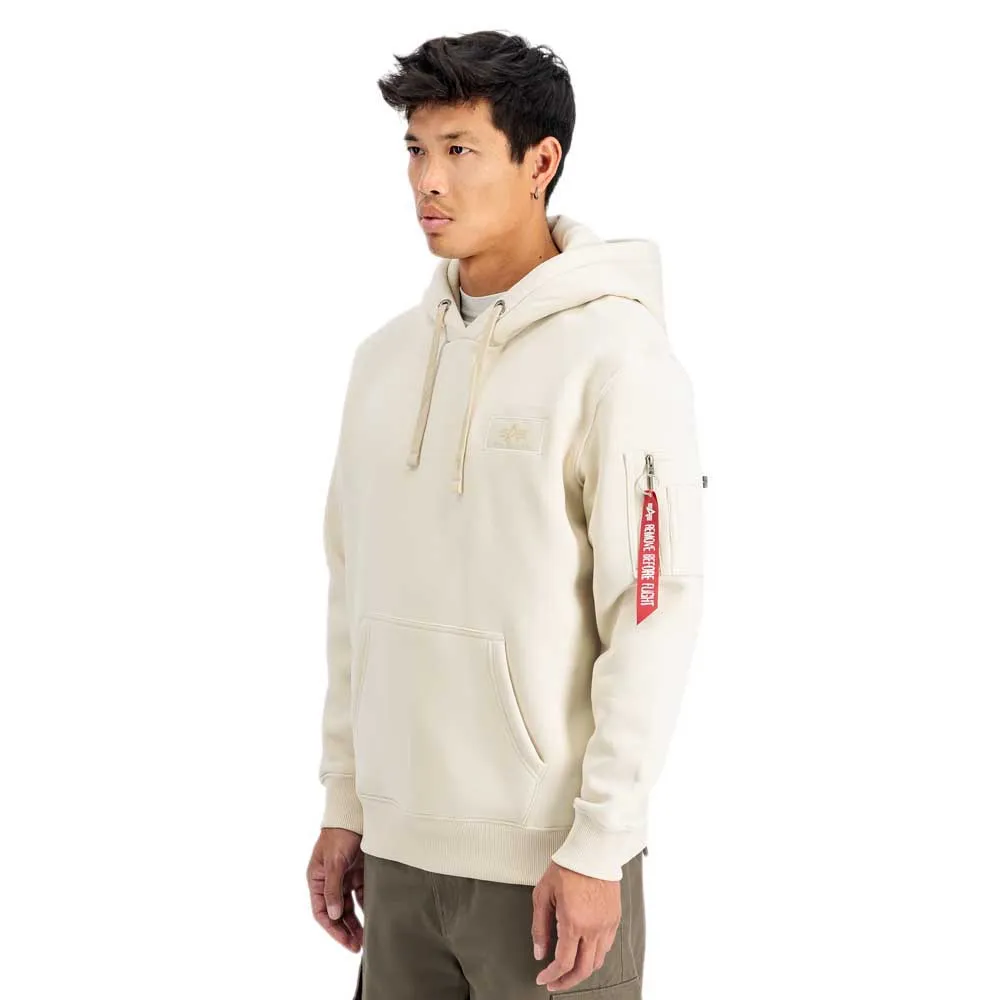 

Худи Alpha Industries Back Print, бежевый