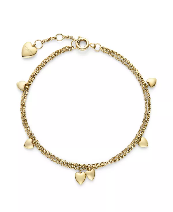 

Браслет из нержавеющей стали золотистого оттенка с мини-сердечком Olivia Burton, gold