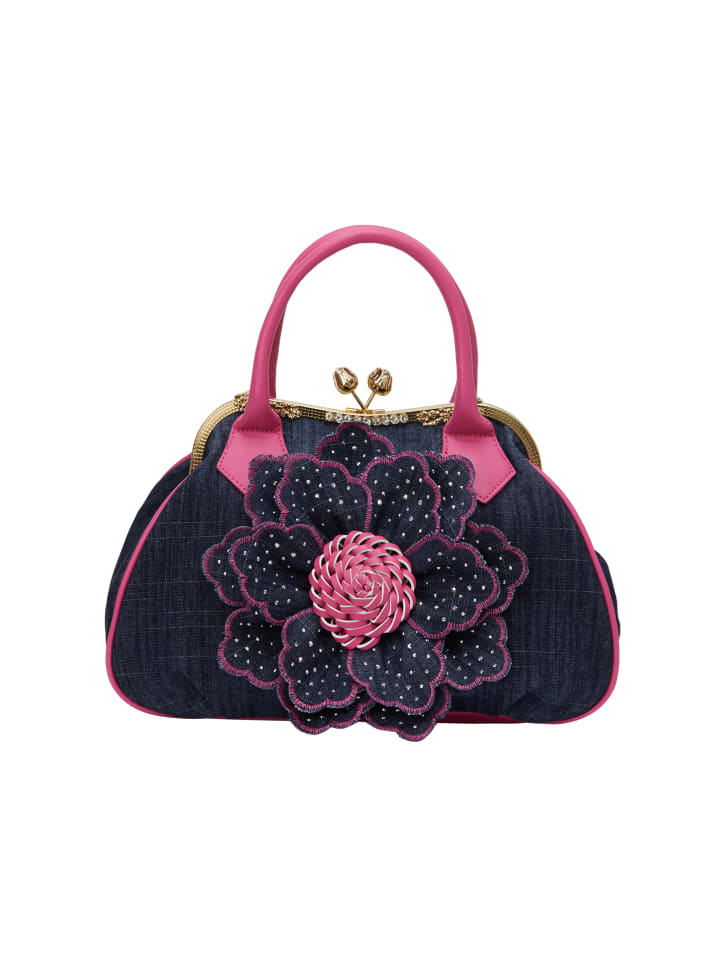 

Наплечная сумка usha FESTIVAL, цвет fuchsia denim