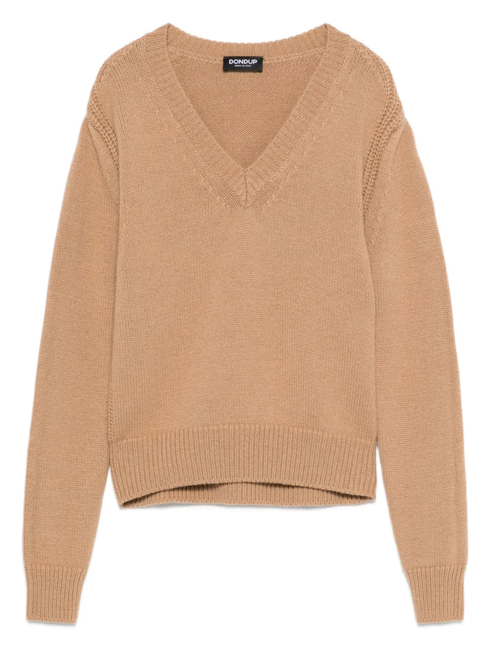 

Свитер с V-образным вырезом Dondup, коричневый