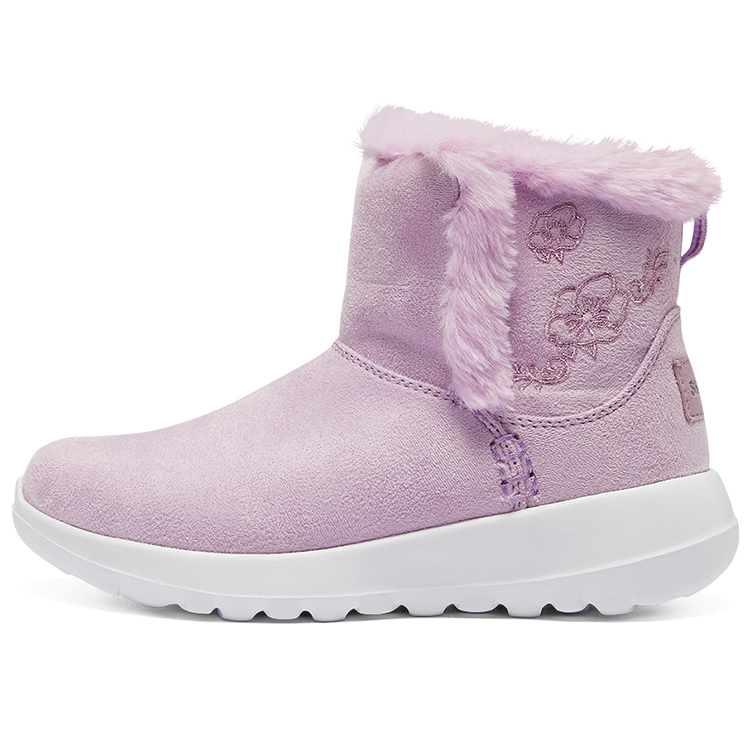 

Противоскользящие и износостойкие теплые детские ботинки Skechers Kids, лаванда